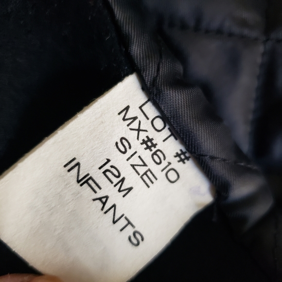 Navy Blue Double Breasted Wool Pea Coat - Picture 4 of 7